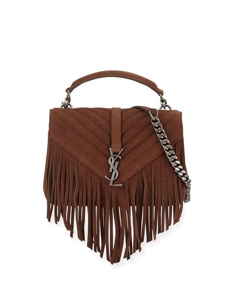 fringe ysl bag|saint laurent fringe bag.